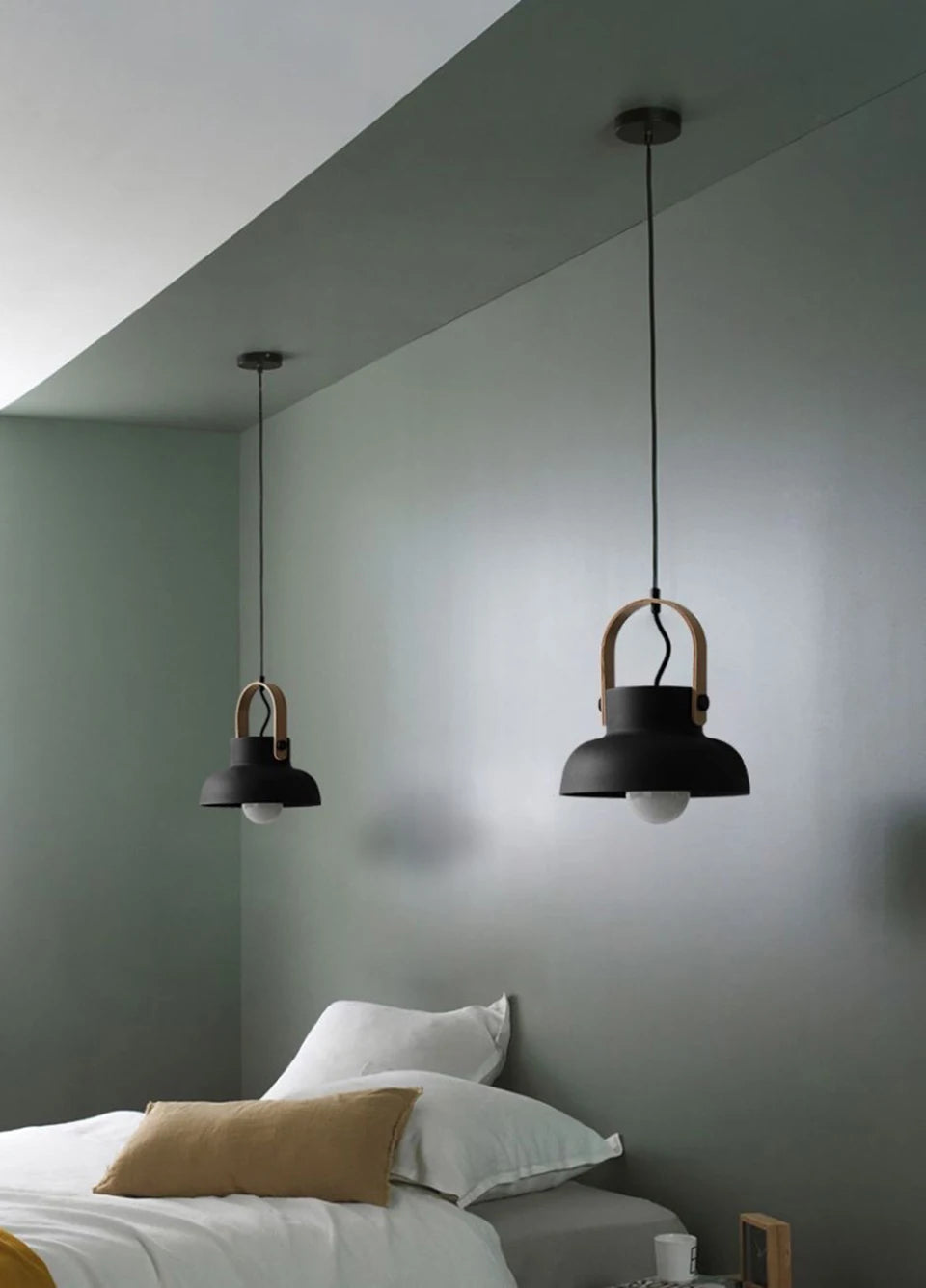 Nøordka Light Ceiling Light Fixtures Macaron Bucket Style Pendant Light Fixture