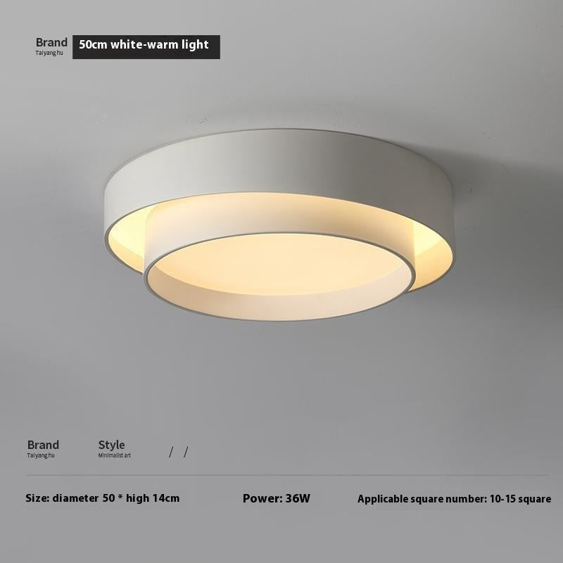 Nøordka Light Ceiling Light Fixtures Minimalist Creative Flush-Mount Ceiling Light for Bedroom