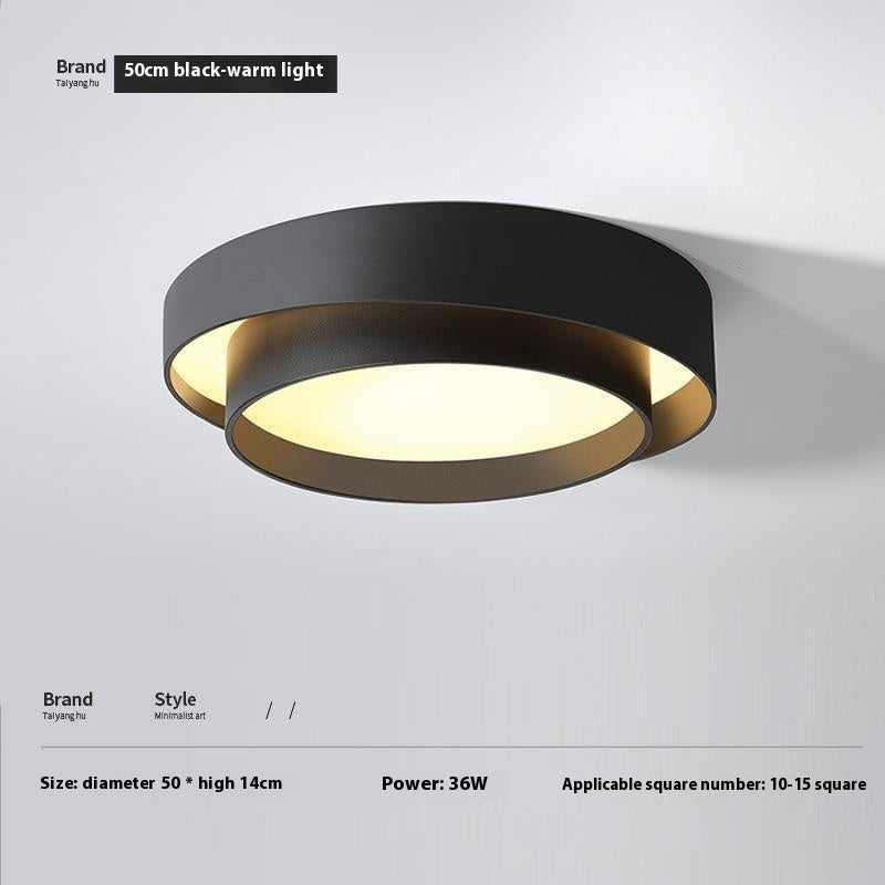 Nøordka Light Ceiling Light Fixtures Minimalist Creative Flush-Mount Ceiling Light for Bedroom