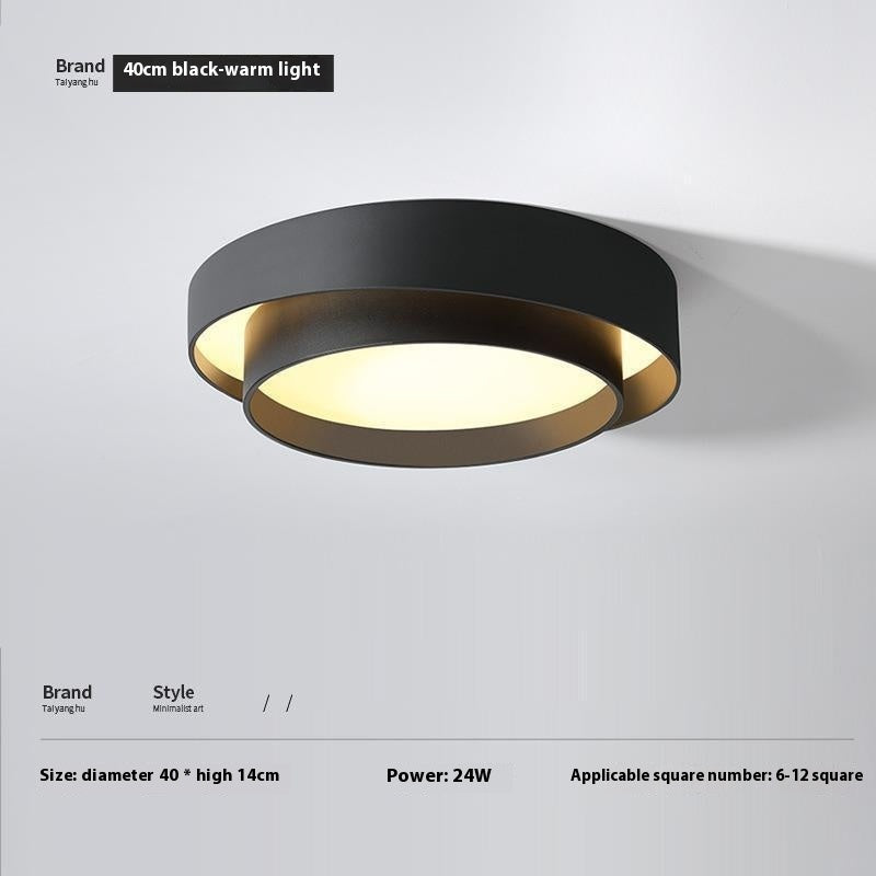 Nøordka Light Ceiling Light Fixtures Minimalist Creative Flush-Mount Ceiling Light for Bedroom