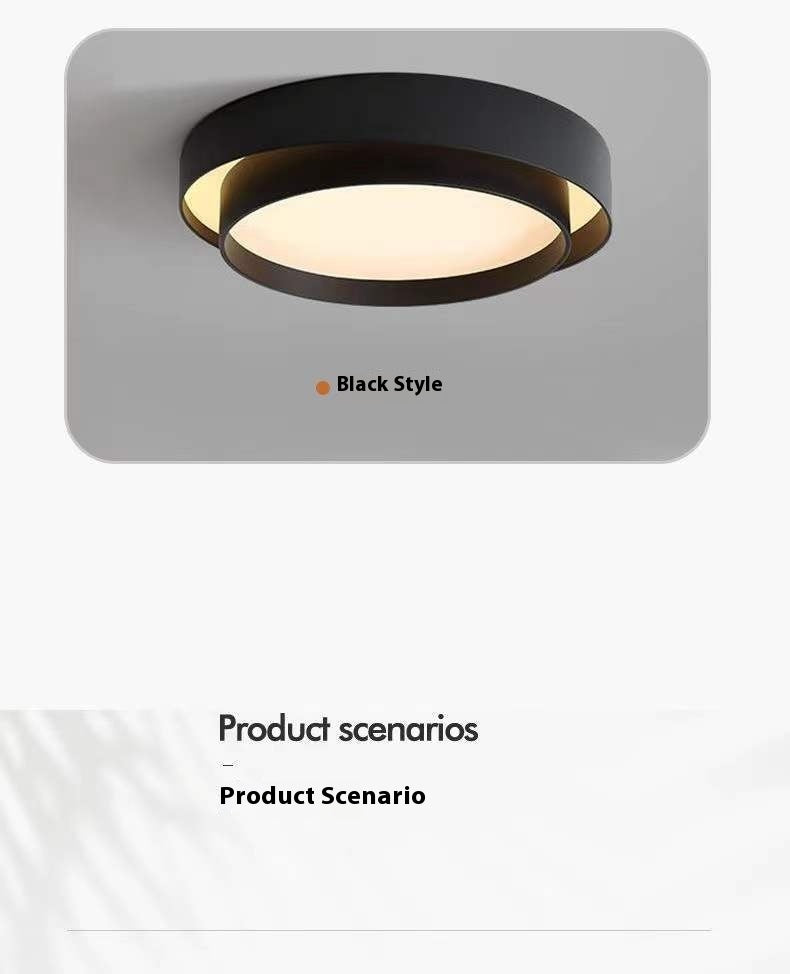 Nøordka Light Ceiling Light Fixtures Minimalist Creative Flush-Mount Ceiling Light for Bedroom