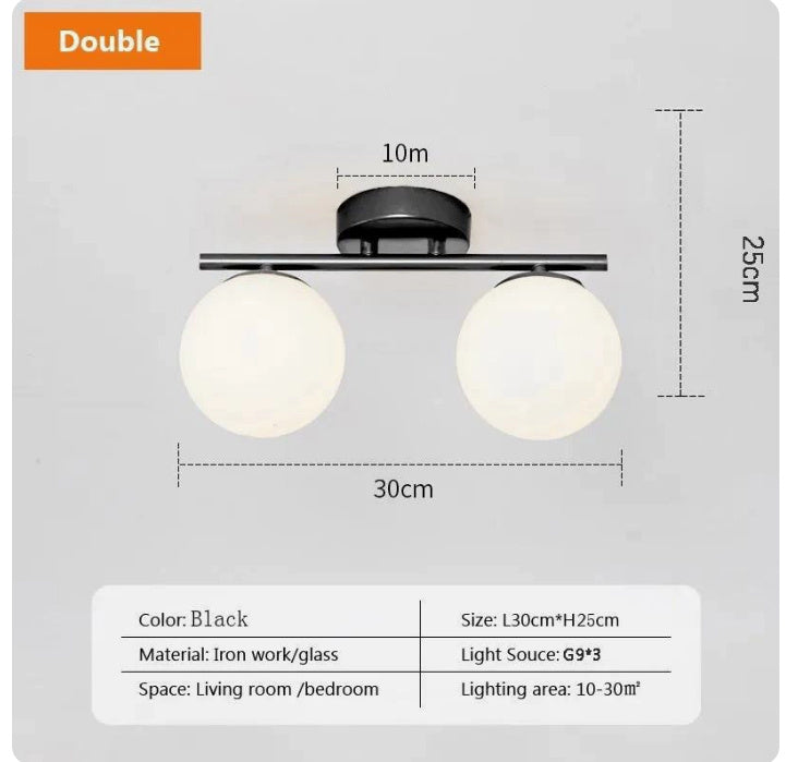 Nøordka Light Ceiling Light Fixtures Modern Simplicity Flush-Mount Ceiling Light for Living Spaces