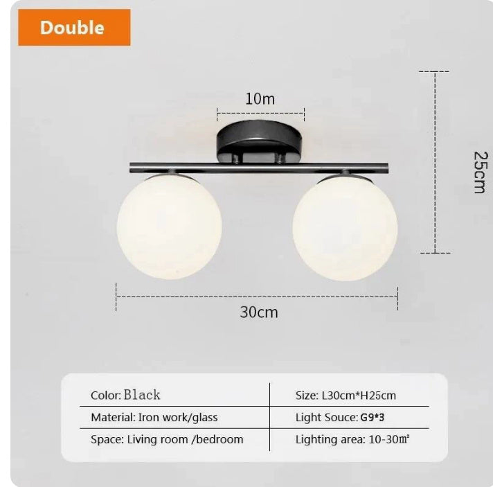 Nøordka Light Ceiling Light Fixtures Modern Simplicity Flush-Mount Ceiling Light for Living Spaces