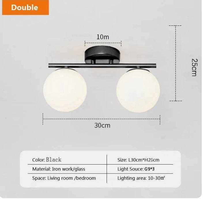Nøordka Light Ceiling Light Fixtures Modern Simplicity Flush-Mount Ceiling Light for Living Spaces