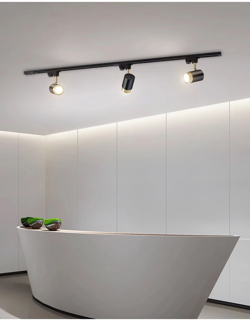 Nøordka Light Ceiling Light Fixtures Multi-Angle Adjustable Flush-Mount Spotlight Track Lighting Fixture
