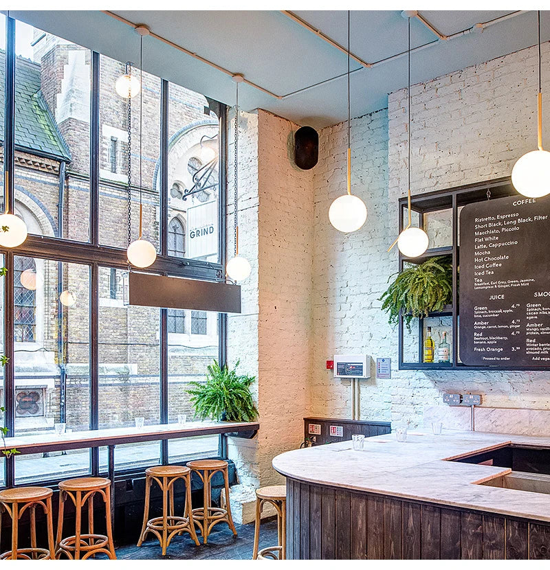 Nøordka Light Ceiling Light Fixtures Nordic Circular Globe Pendant Light Fixture