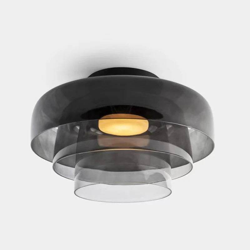 Nøordka Light Ceiling Light Fixtures Nordic Modern Glass Flush Mount Ceiling Light