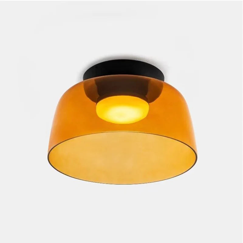 Nøordka Light Ceiling Light Fixtures Nordic Modern Glass Flush Mount Ceiling Light