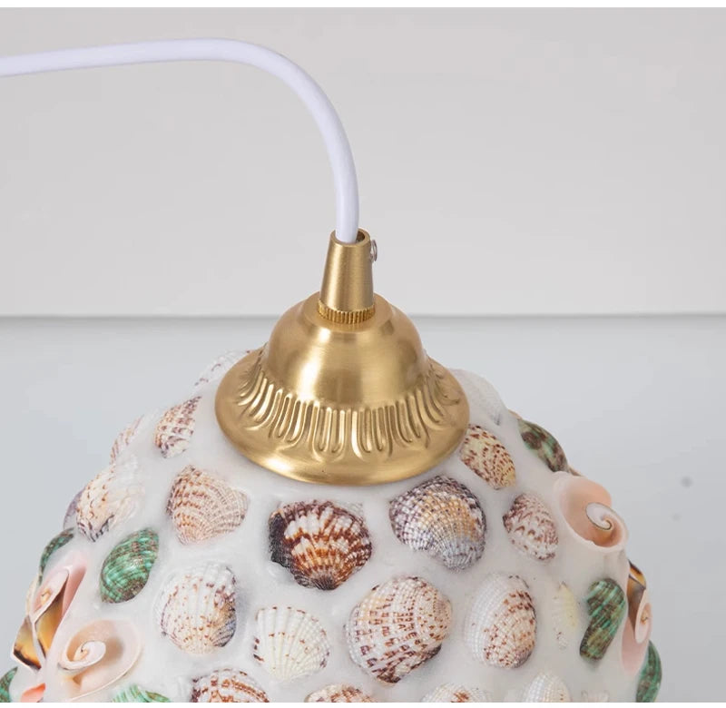 Nøordka Light Ceiling Light Fixtures Pastoral French Design Retro Stained Glass Pendant Light Fixture