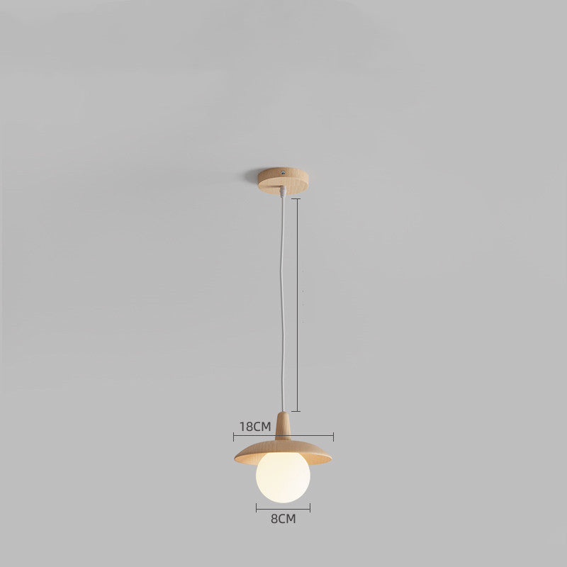 Nøordka Light Ceiling Light Fixtures Pendant Lamp White Light Simple Personality Log Wind Flush-Mount Ceiling Light