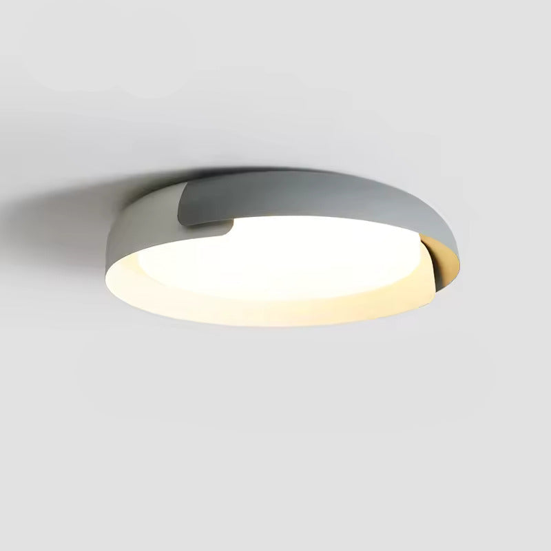 Nøordka Light Ceiling Light Fixtures Sandy White Gray / 3 Color / 16.5" Nordic Flush-Mount Ceiling Light for Bedroom