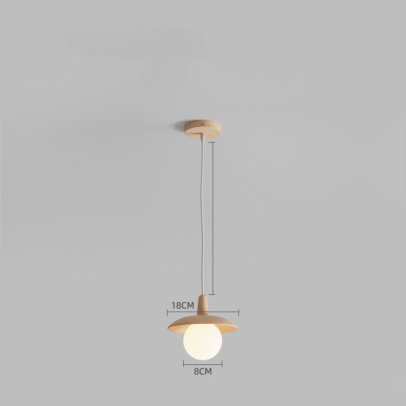 Nøordka Light Ceiling Light Fixtures Three Color Chandelier Simple Personality Log Wind Flush-Mount Ceiling Light