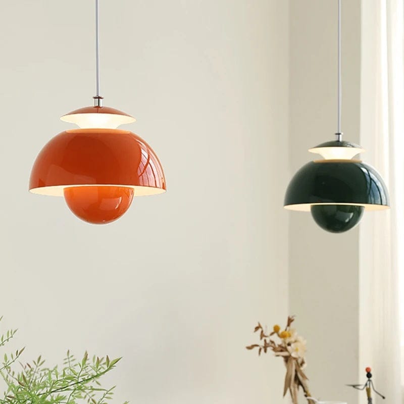 Nøordka Light Ceiling Light Fixtures Three Step Light / Orange Nordic Minimalism Chandelier for Dining Room