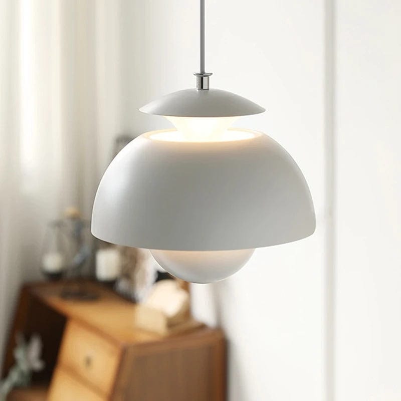 Nøordka Light Ceiling Light Fixtures Three Step Light / White Nordic Minimalism Chandelier for Dining Room