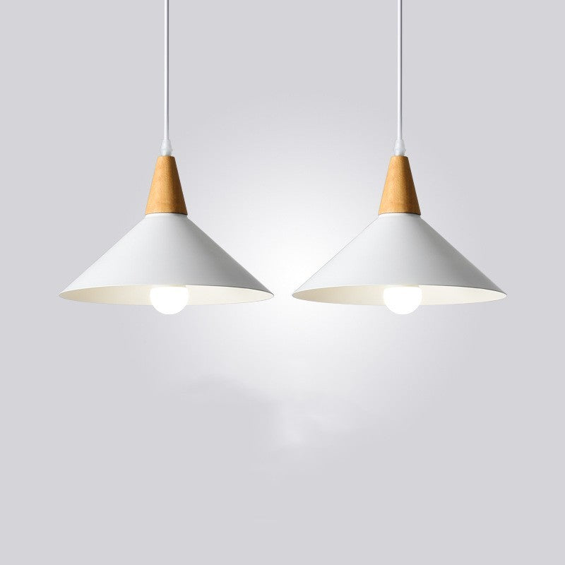 Nøordka Light Ceiling Light Fixtures Two Lamp / Three Color Dimming Japanese Minimalist Chandelier for Tea Room and Bedroom