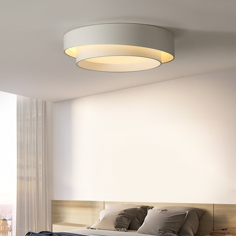 Nøordka Light Ceiling Light Fixtures White / 12" / Smooth Dimming Minimalist Creative Flush-Mount Ceiling Light for Bedroom