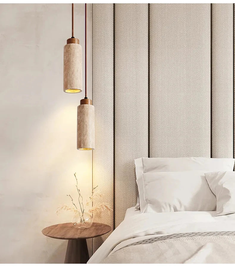 Nøordka Light Ceiling Light Fixtures Yellow Marble Pendant Light Fixture