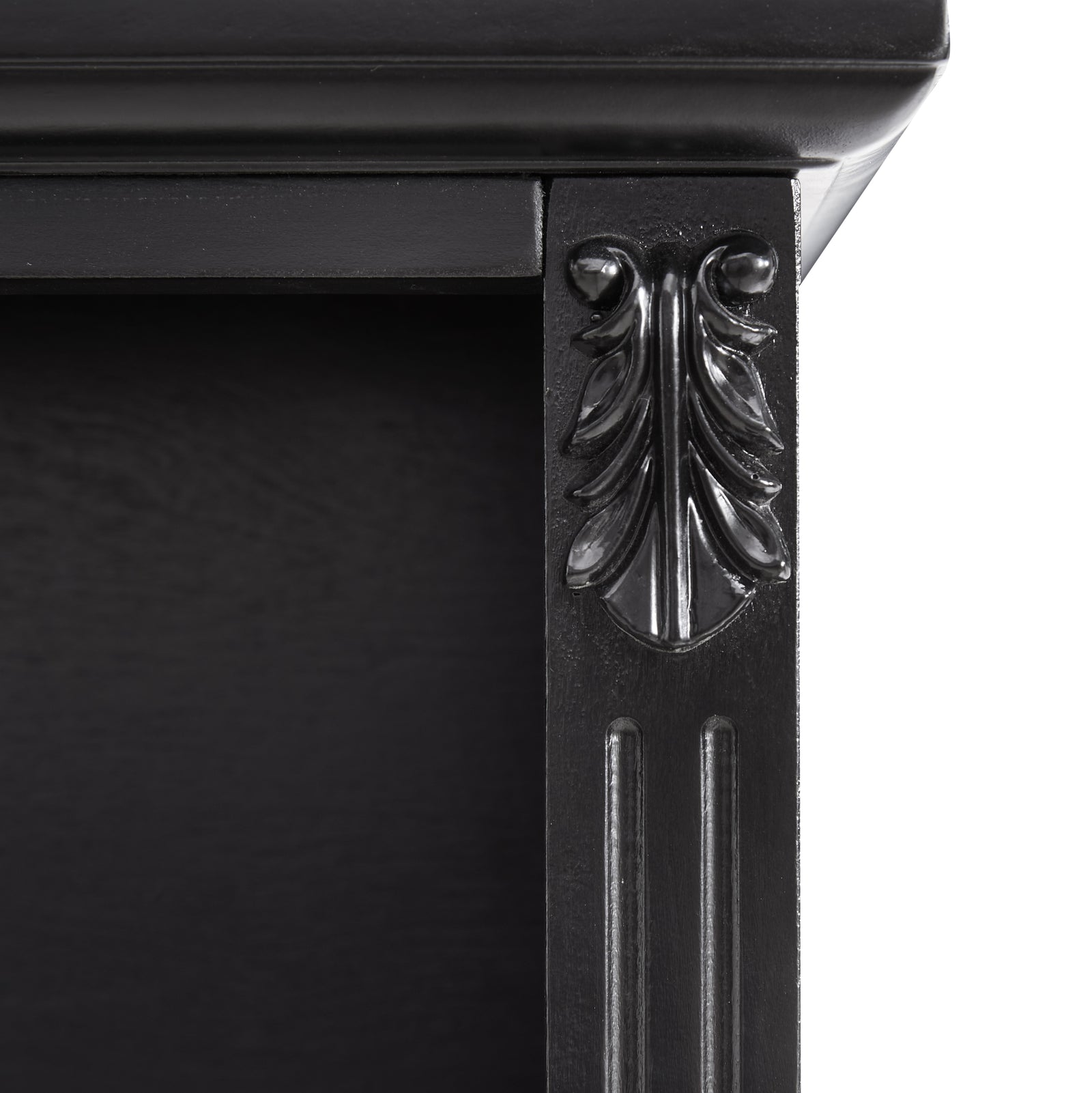 Nøordka Light Dresser Default 30" Black Open Space 2 Drawers Dresser Nightstand with Charging