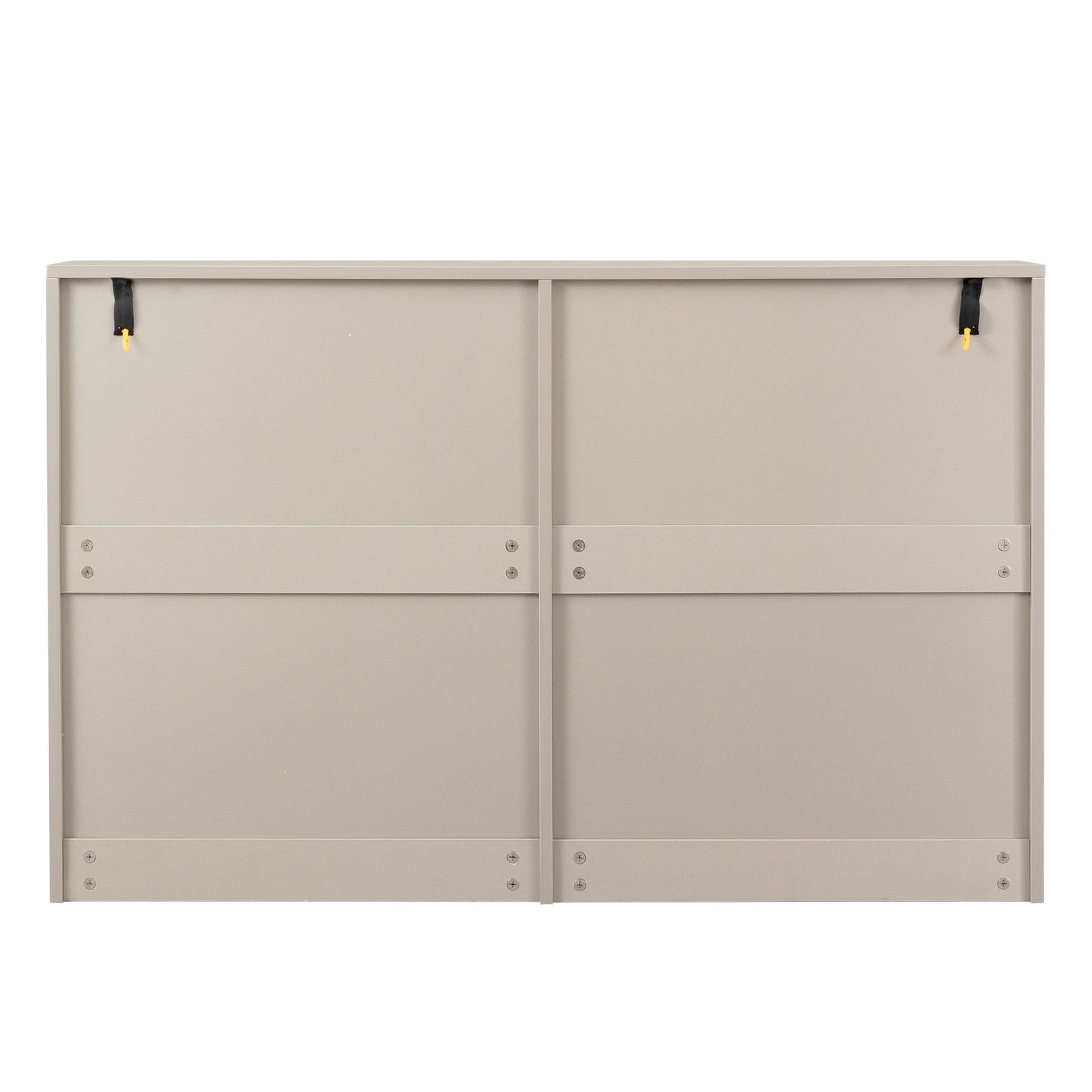 Nøordka Light Dresser Default 50" Light Gray Drawer Dresser Cabinet With Six Drawers