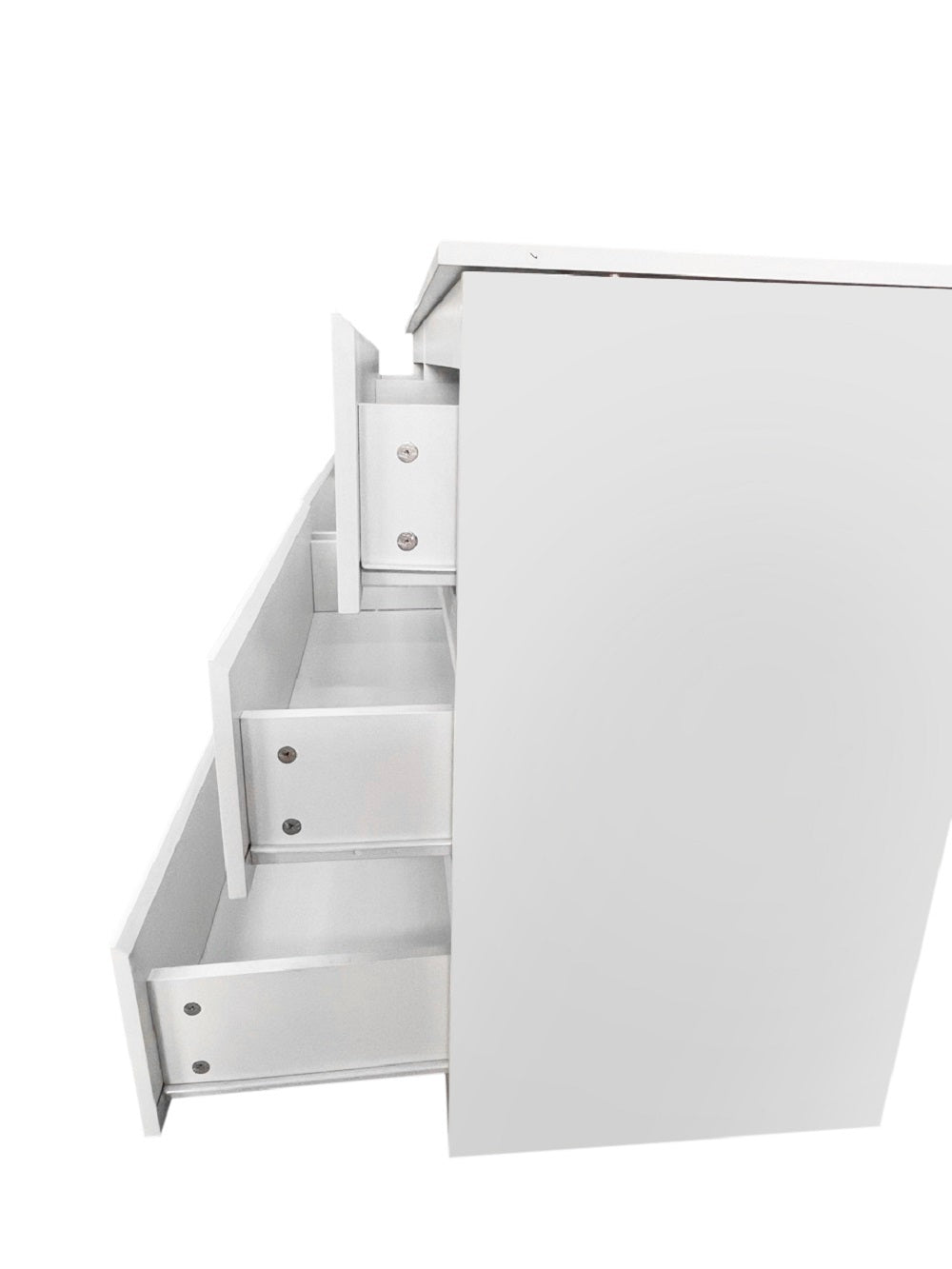 Nøordka Light Dresser Default 55" White Simple 6 Drawer Double Dresser