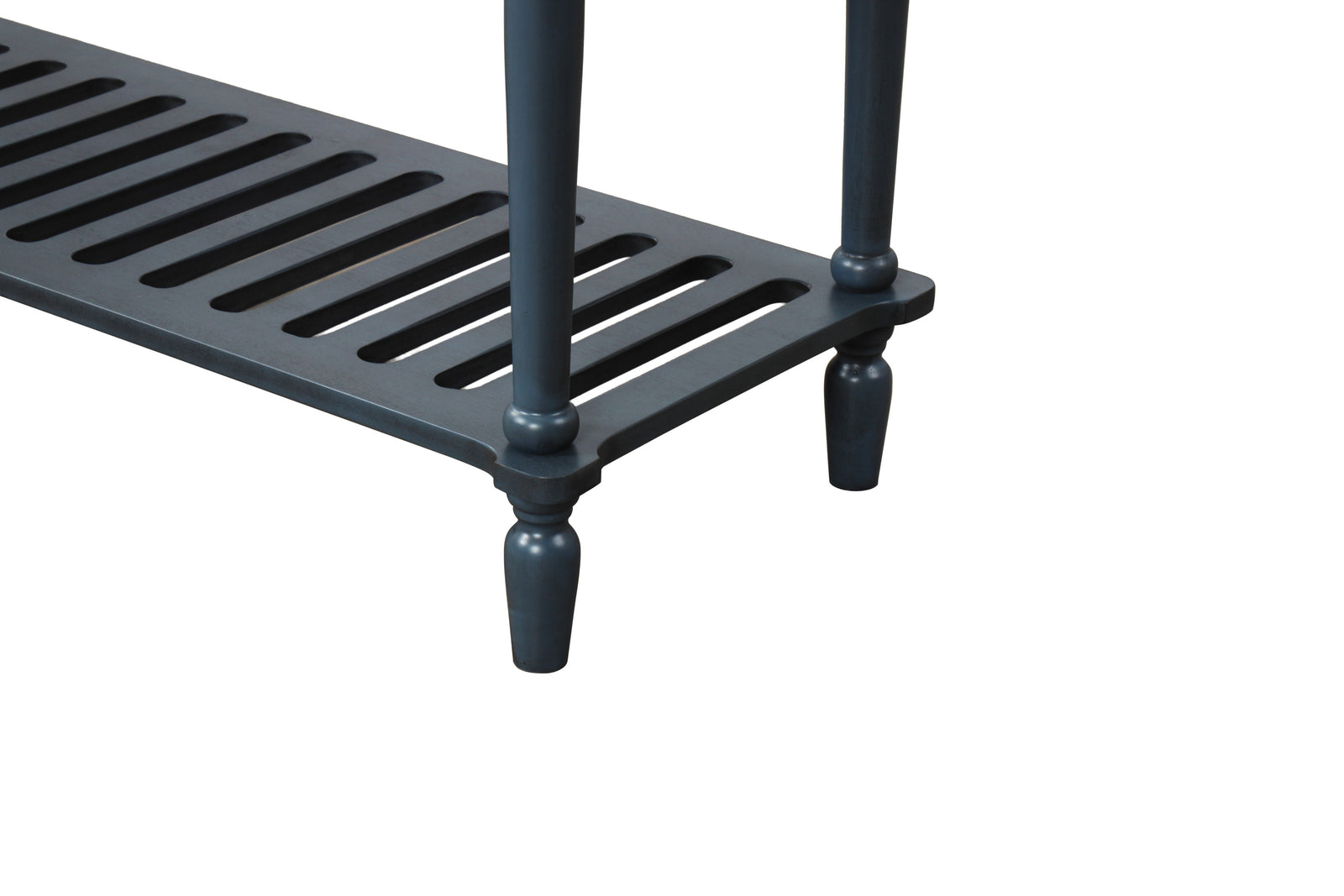 Nøordka Light Nightstand Default 42" Farmhouse Navy Wood Glass Sideboard & Console Table