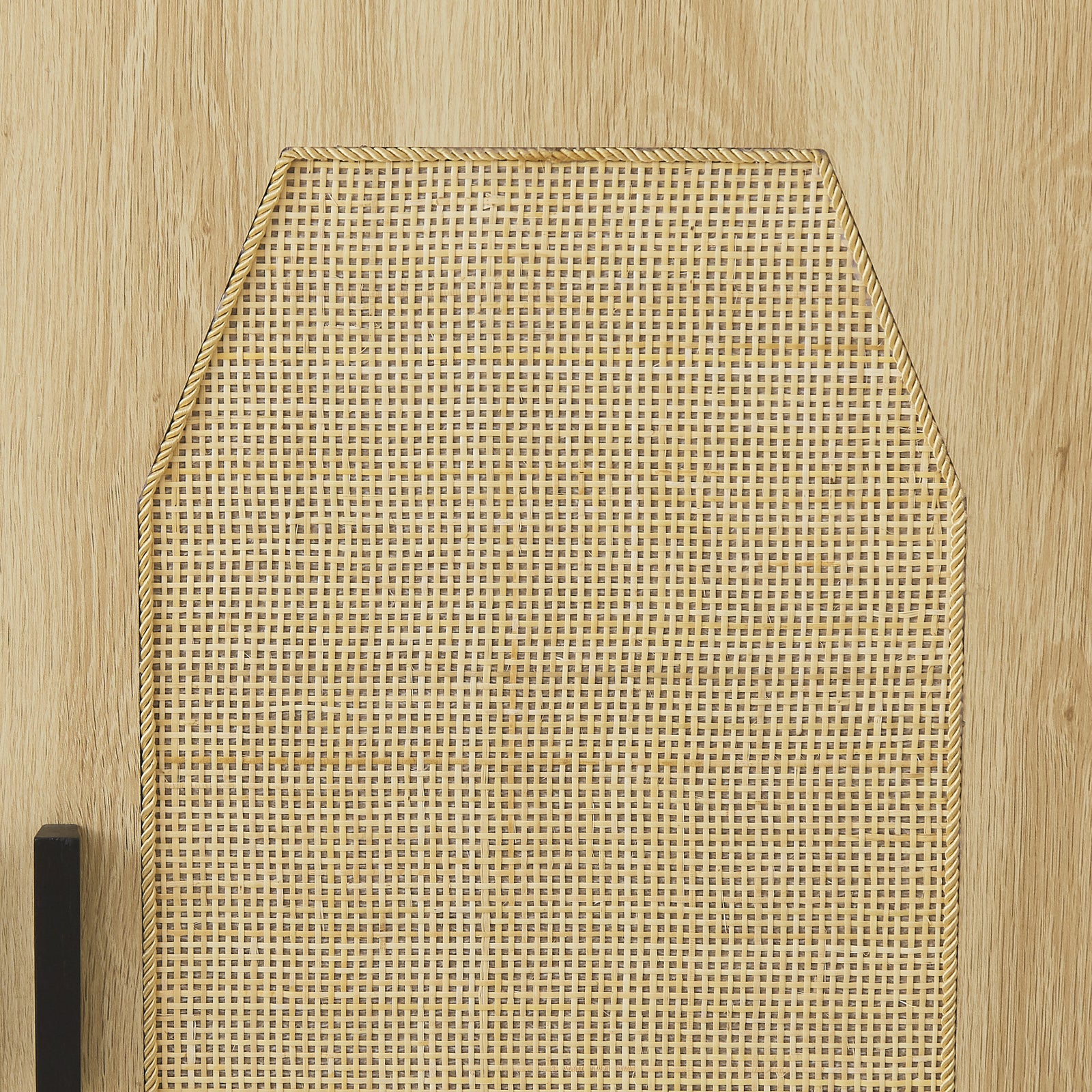 Nøordka Light Sideboard Default 35" Natural Tone Rattan Door Kitchen Cabinet