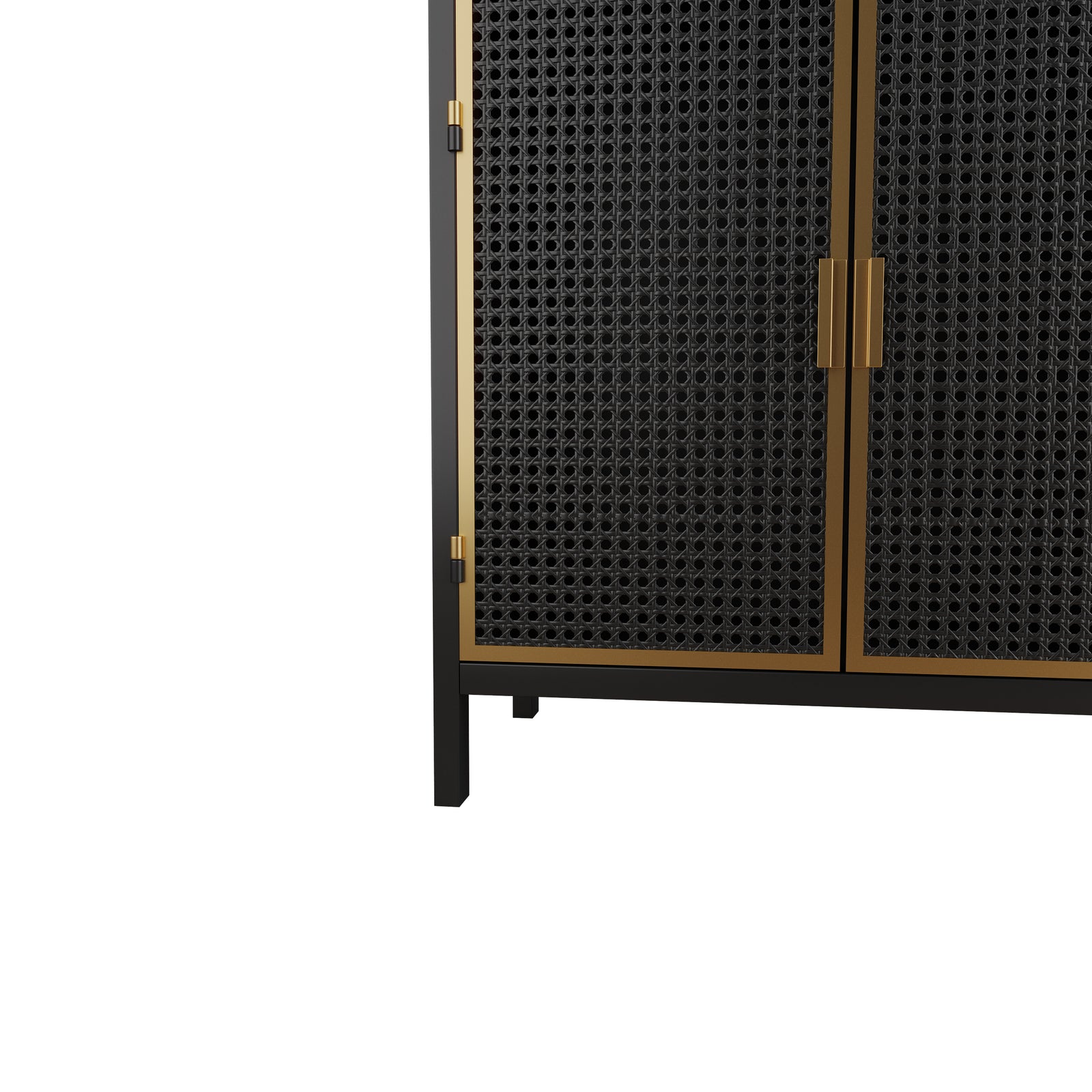 Nøordka Light Sideboard Default 50" Mid Century Modern Metal Sideboard with Durable Storage