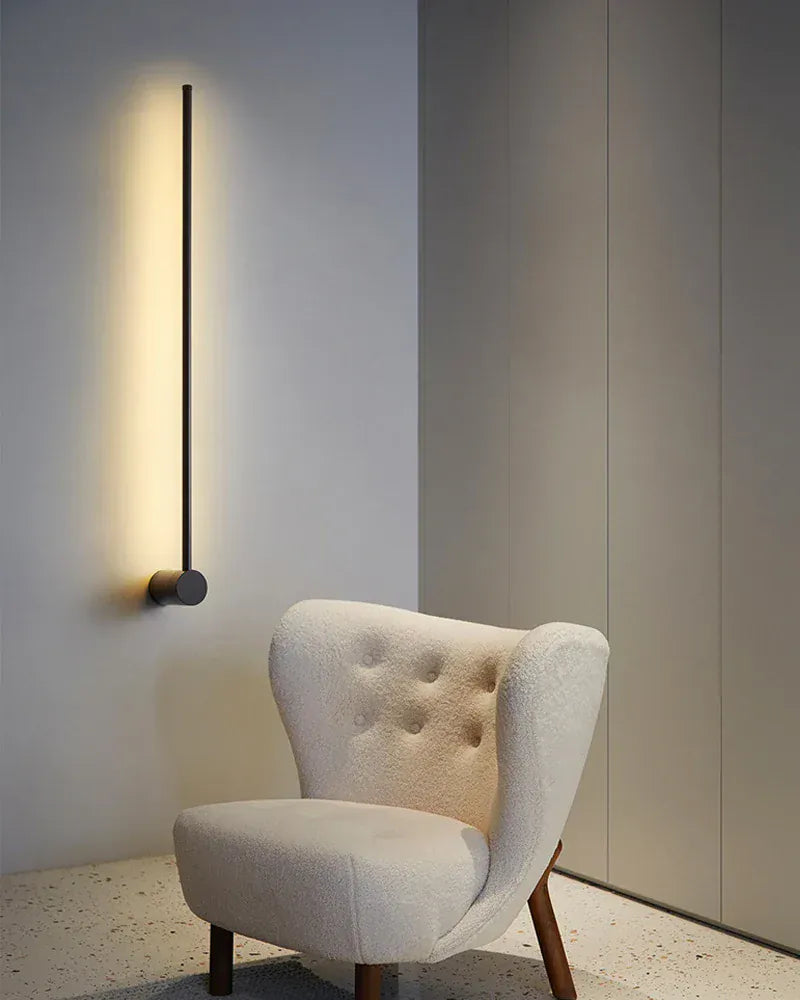 Nøordka Light Wall Light Fixtures Black – 16" – End Pivot / Warm White Modern Indoor 350° Rotatable Ambient Wall Sconce in Black or Gold