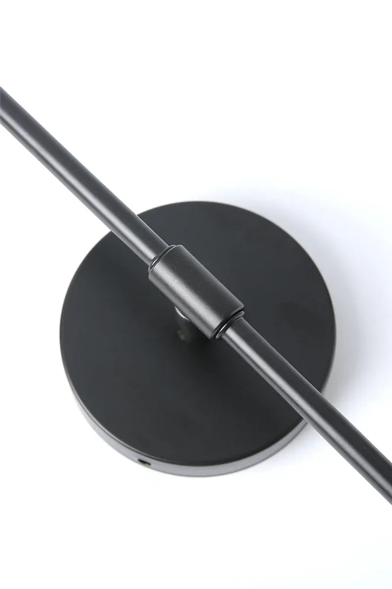 Nøordka Light Wall Light Fixtures Black Iron Frame Double Head Indoor Wall Light Fixture