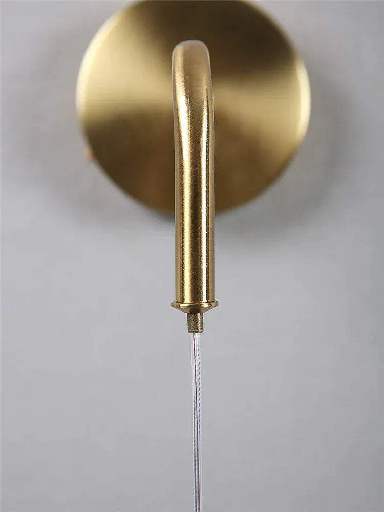 Nøordka Light Wall Light Fixtures Gold Droplet Shaped Wall Lamp Light Fixture