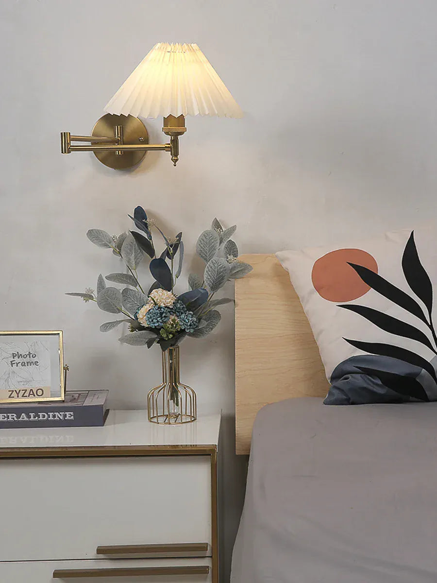 Nøordka Light Wall Light Fixtures Gold European Classic Adjustable Position Wall Lamp Light Fixture