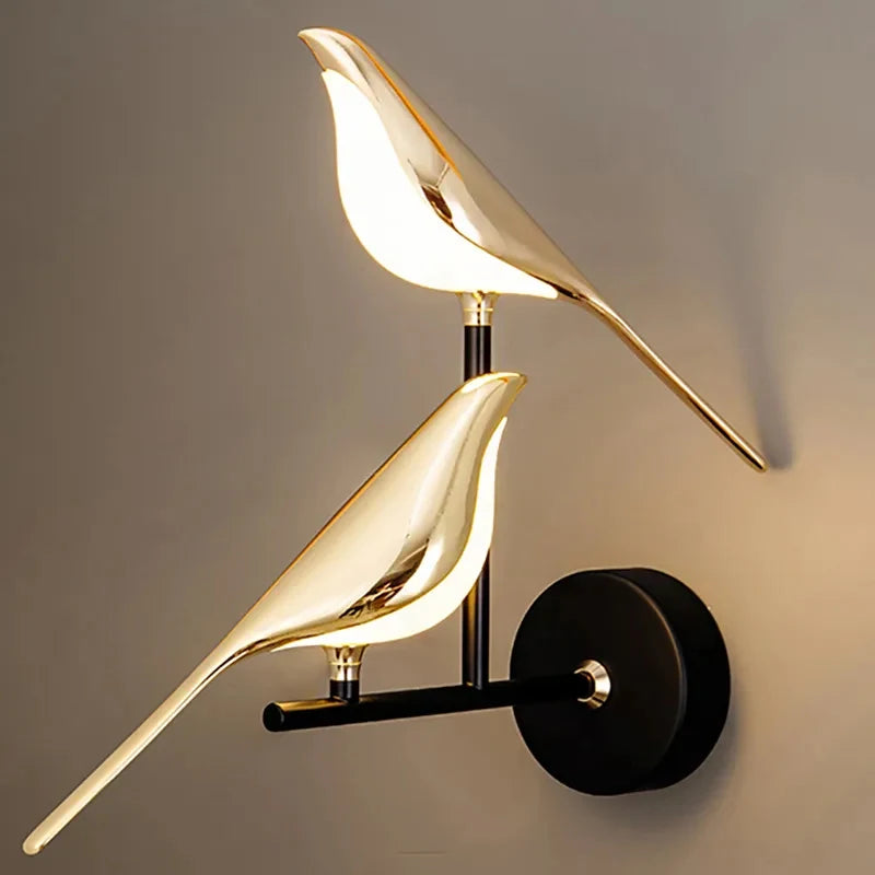 Nøordka Light Wall Light Fixtures Golden Magpie Wall Sconce Light Fixture