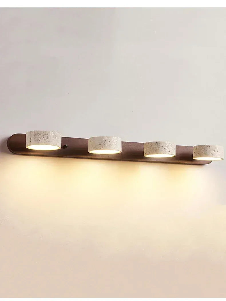 Nøordka Light Wall Light Fixtures Japanese Wabi Sabi Style Round Wall Light Fixture