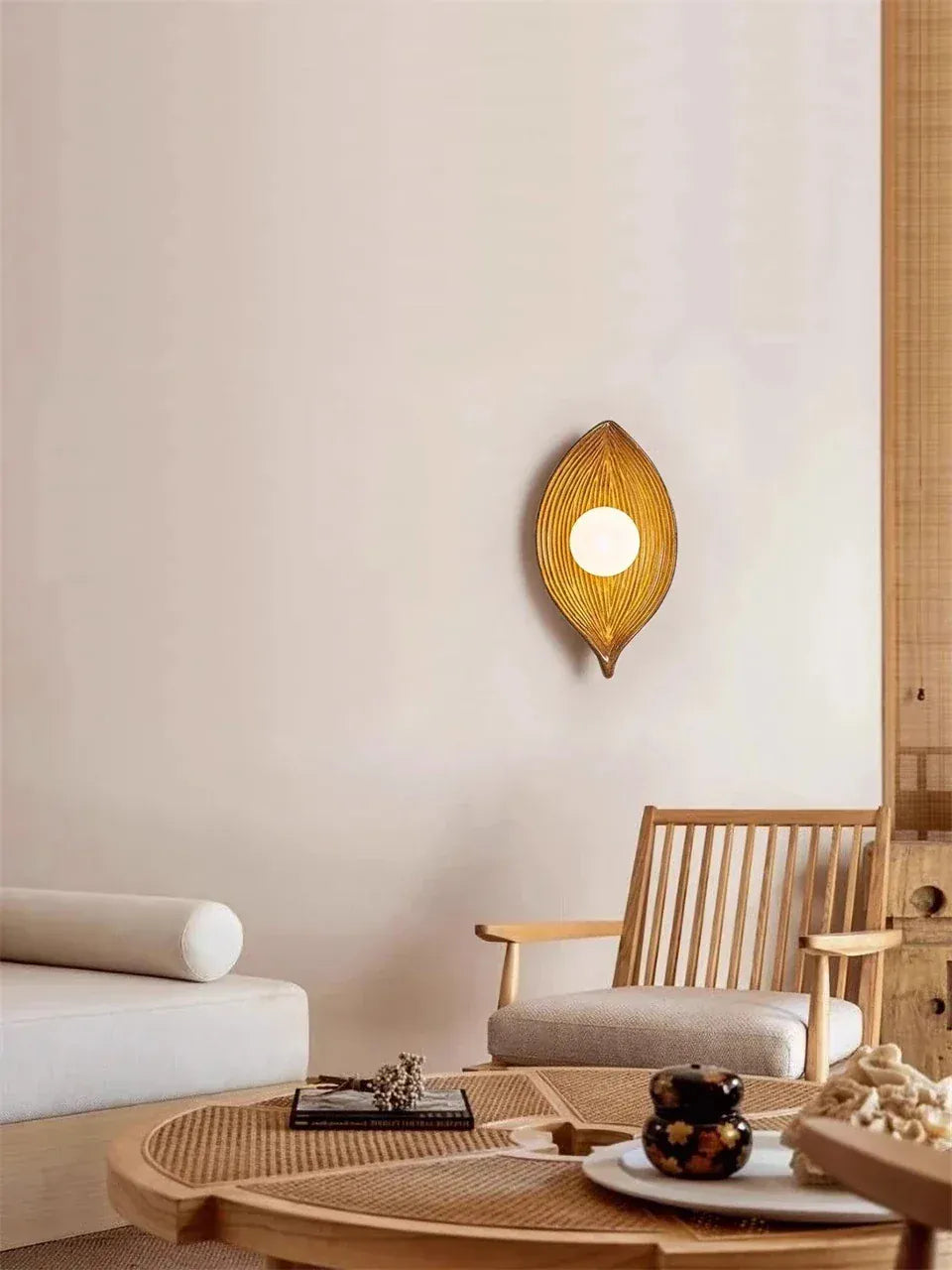 Nøordka Light Wall Light Fixtures Leaf Shade Wall Lamp Light Fixture