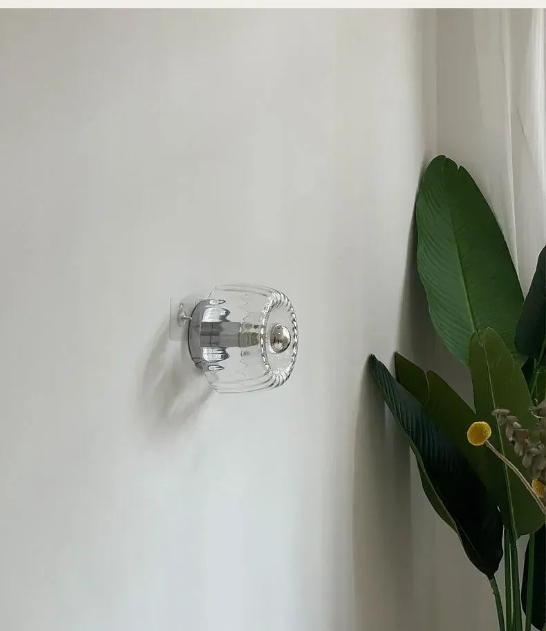 Nøordka Light Wall Light Fixtures Modern Bauhaus Glass Wall Lamp for Living Room Deco