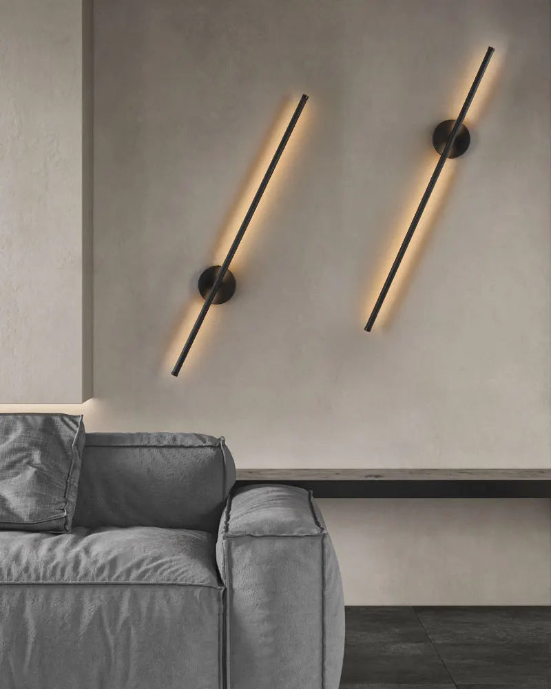 Nøordka Light Wall Light Fixtures Modern Black Indoor Touch Switch Dimmable LED Wall Sconce