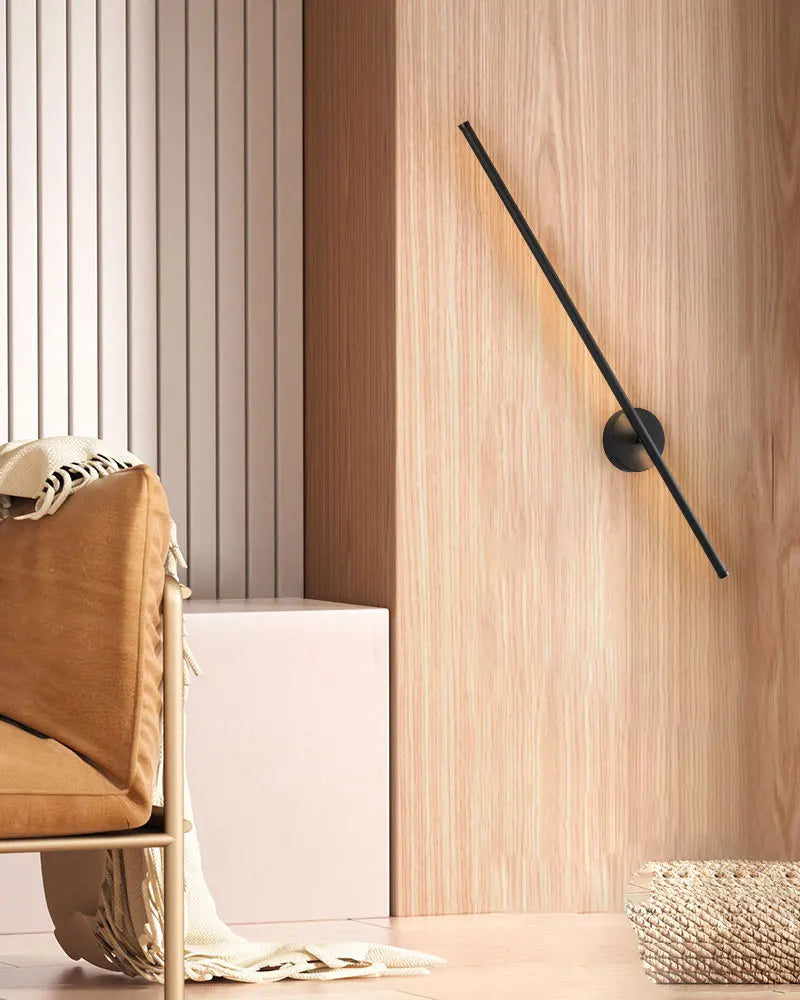 Nøordka Light Wall Light Fixtures Modern Black Indoor Touch Switch Dimmable LED Wall Sconce