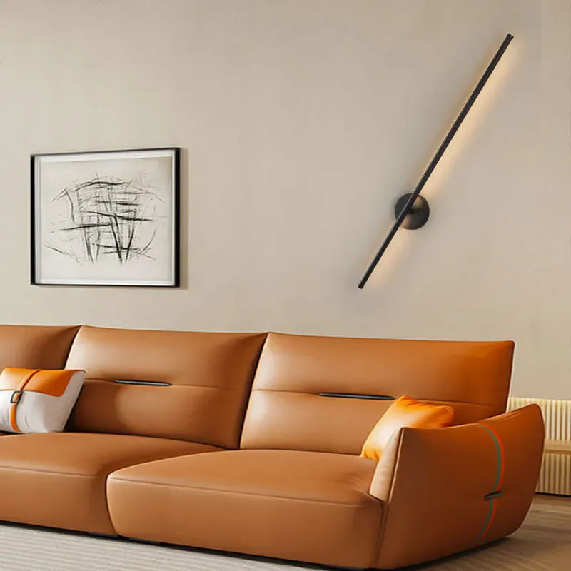 Nøordka Light Wall Light Fixtures Modern Black Indoor Touch Switch Dimmable LED Wall Sconce