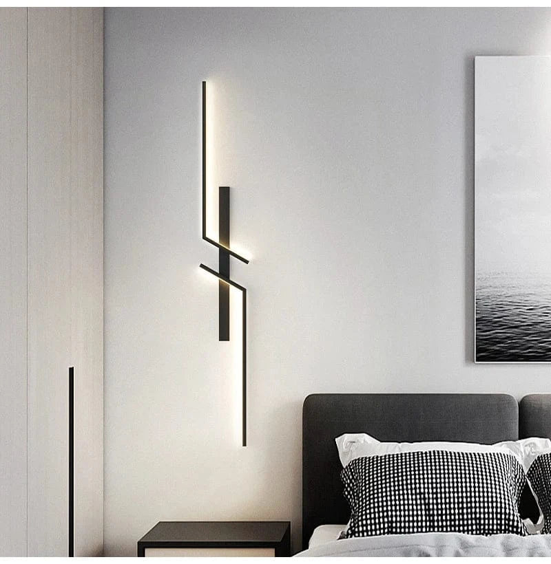 Nøordka Light Wall Light Fixtures Modern Minimalist LED Wall Light Fixture In Black or Gold