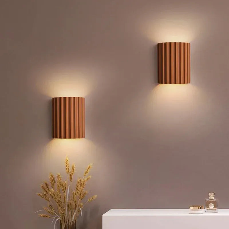 Nøordka Light Wall Light Fixtures Ribbed Nordic LED Wall Lamp Light Fixture