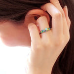 Load image into Gallery viewer, Oceanic Gem Mine Dazzling Ring
