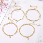Load image into Gallery viewer, Pastel Heart Bracelet Stack