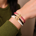 Load image into Gallery viewer, Personalized Unity Diamond Initial Bracelet
