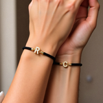 Load image into Gallery viewer, Personalized Unity Diamond Initial Bracelet