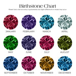 Load image into Gallery viewer, Personalized Baby Feet Name & Birthstone Necklace