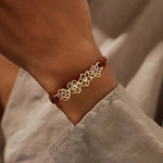 Load image into Gallery viewer, Personalized Birth Flower Rope Bracelet