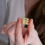 Load image into Gallery viewer, Personalized Intertwined Name Ring