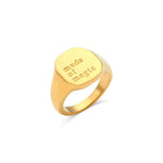 Load image into Gallery viewer, Positive Affirmation Engraved Rings