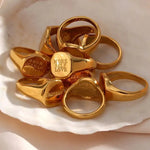 Load image into Gallery viewer, Positive Affirmation Engraved Rings