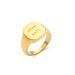 Load image into Gallery viewer, Positive Affirmation Engraved Rings